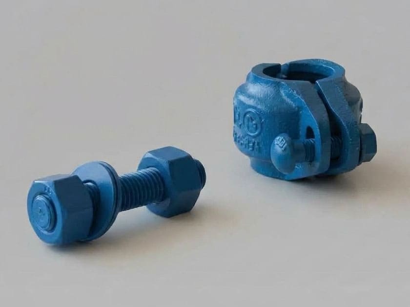 Blue Xylan 1424 coated stud bolts for subsea oil and gas