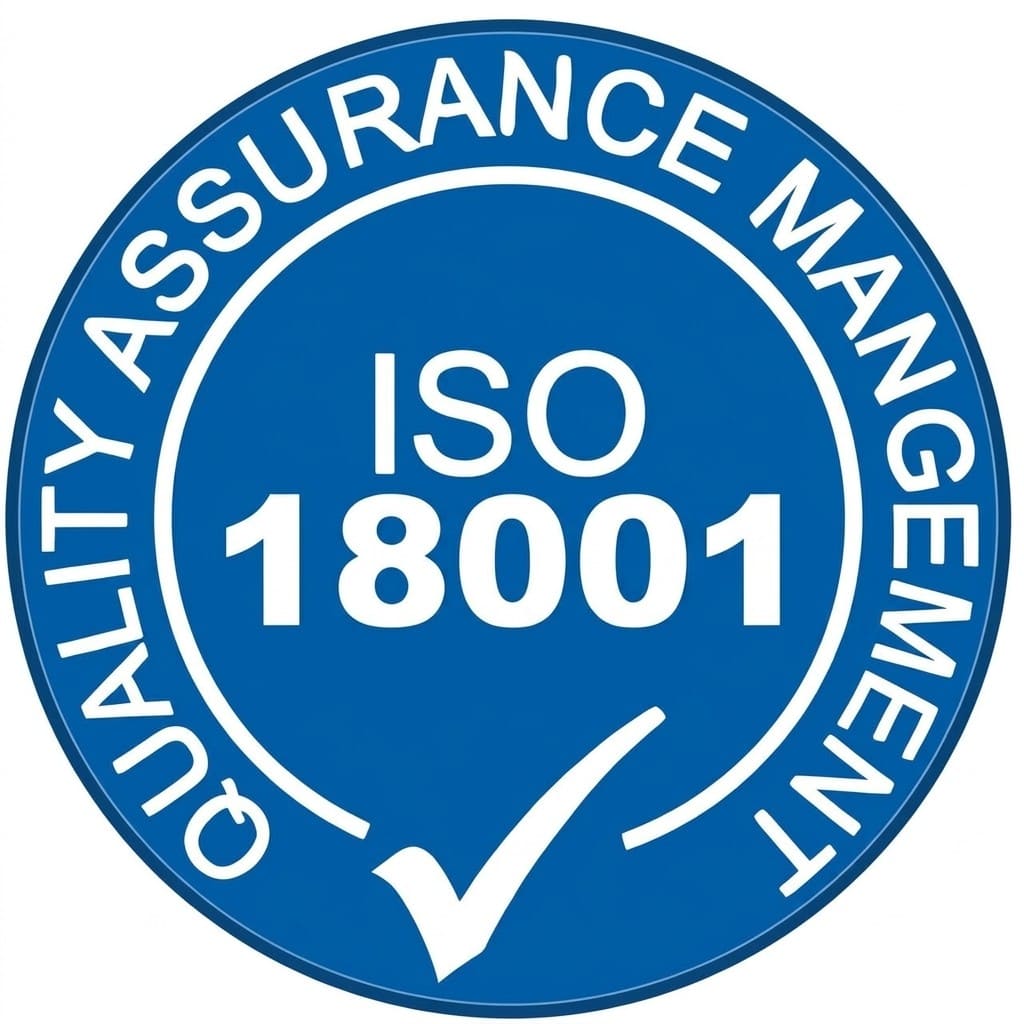 ISO 18001 Occupational Health and Safety certification badge